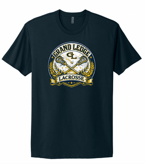 Custom Printed Apparel | Adult Unisex Custom T-Shirt | Grand Ledge Lacrosse - GL Lacrosse - 19166