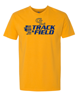 Custom Printed Apparel | Adult Unisex Custom T-Shirt | Grand Ledge Track & Field - GL T&F 26 - 19005