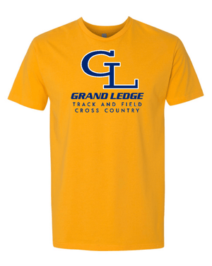 Custom Printed Apparel | Adult Unisex Custom T-Shirt | Grand Ledge Track & Field - GL T&F 26 - 19005
