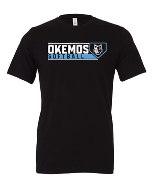 Custom Printed Apparel | Adult Unisex Custom T-Shirt - Home Plate Design | Okemos Softball - OHS Softball - 19026