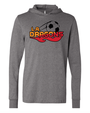 Custom Printed Apparel | Adult Unisex Custom T-Shirt - Hooded Long Sleeve | LA Dragons - LA Dragons - 19284