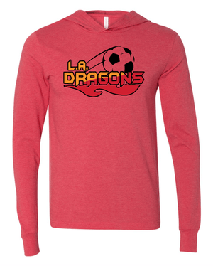 Custom Printed Apparel | Adult Unisex Custom T-Shirt - Hooded Long Sleeve | LA Dragons - LA Dragons - 19284