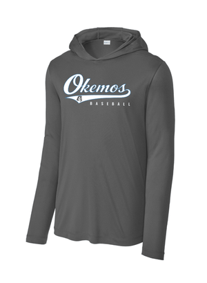 Custom Printed Apparel | Adult Unisex Custom T-Shirt - Hooded Long Sleeve | Okemos Baseball - Okemos Baseball 26 R1 - 19118
