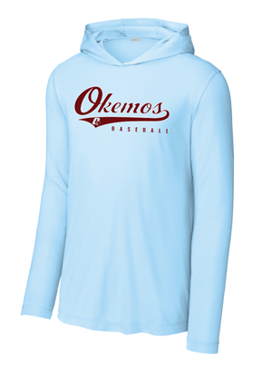 Custom Printed Apparel | Adult Unisex Custom T-Shirt - Hooded Long Sleeve | Okemos Baseball - Okemos Baseball 26 R1 - 19118