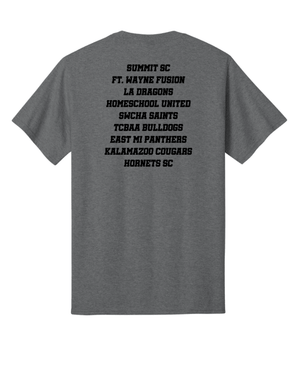 Custom Printed Apparel | Adult Unisex Custom T-Shirt | LA Dragons Tournament - LA Dragons - 19329
