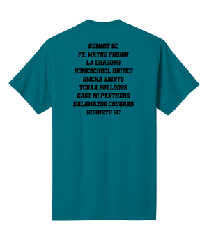 Custom Printed Apparel | Adult Unisex Custom T-Shirt | LA Dragons Tournament - LA Dragons - 19329