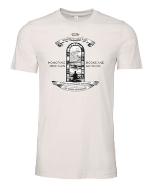 Custom Printed Apparel | Adult Unisex Custom T-Shirt - Library's Design | Michigan Notable Books Apparel - MNB - 19271