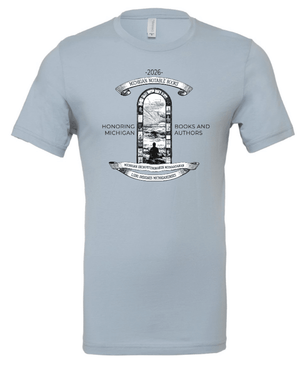 Custom Printed Apparel | Adult Unisex Custom T-Shirt - Library's Design | Michigan Notable Books Apparel - MNB - 19271