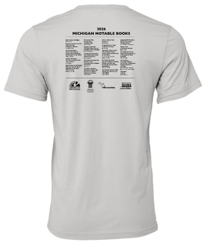 Custom Printed Apparel | Adult Unisex Custom T-Shirt - Library's Design | Michigan Notable Books Apparel - MNB - 19271