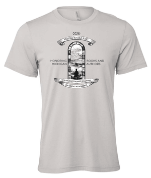 Custom Printed Apparel | Adult Unisex Custom T-Shirt - Library's Design | Michigan Notable Books Apparel - MNB - 19271