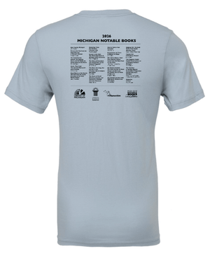 Custom Printed Apparel | Adult Unisex Custom T-Shirt - Library's Design | Michigan Notable Books Apparel - MNB - 19271