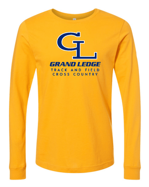 Custom Printed Apparel | Adult Unisex Custom T-Shirt - Long Sleeve | Grand Ledge Track & Field - GL T&F 26 - 19005