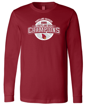 Custom Printed Apparel | Adult Unisex Custom T-Shirt - Long Sleeve | Portland Girls Basketball Champs - Portland Girls Bball Champs - 19099