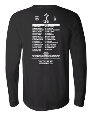 Custom Printed Apparel | Adult Unisex Custom T-Shirt - Long Sleeve | St. Patrick Football - 2025 State Champs - SP Football State Champs - 18873