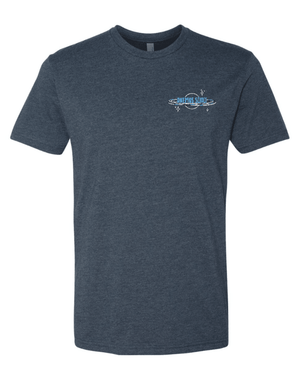 Custom Printed Apparel | Adult Unisex Custom T-Shirt - Navy Heather | OHS Science Olympiad - OHS Scioly - 19073