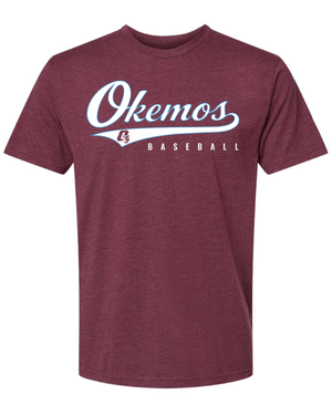 Custom Printed Apparel | Adult Unisex Custom T-Shirt | Okemos Baseball - Okemos Baseball 26 R1 - 19118
