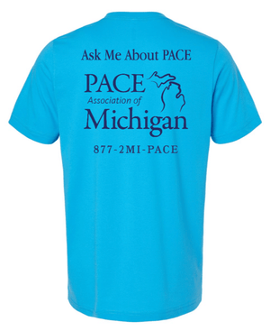 Custom Printed Apparel | Adult Unisex Custom T-Shirt | PACE Association of Michigan - PACE - 19486