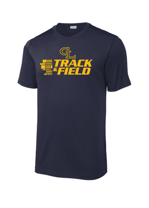 Custom Printed Apparel | Adult Unisex Custom T-Shirt - Performance | Grand Ledge Track & Field - GL T&F 26 - 19005