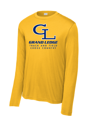 Custom Printed Apparel | Adult Unisex Custom T-Shirt - Performance Long Sleeve | Grand Ledge Track & Field - GL T&F 26 - 19005