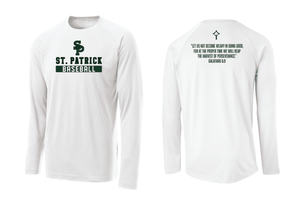 Custom Printed Apparel | Adult Unisex Custom T-Shirt - Performance Long Sleeve | St. Patrick Baseball/Softball - SP Baseball Softball - 19209/19212