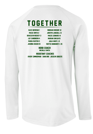 Custom Printed Apparel | Adult Unisex Custom T-Shirt - Performance Long Sleeve | St. Patrick Catholic School Girls Basketball Finalists - SPS Girls Basketball Finalists - 19263