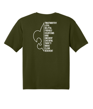 Custom Printed Apparel | Adult Unisex Custom T-Shirt - Performance | Portland Boy Scouts - Portland Boy Scouts - 19243