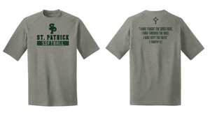 Custom Printed Apparel | Adult Unisex Custom T-Shirt - Performance Style | St. Patrick Baseball/Softball - SP Baseball Softball - 19209/19212
