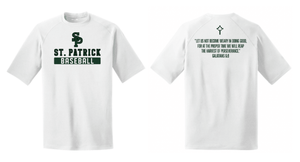 Custom Printed Apparel | Adult Unisex Custom T-Shirt - Performance Style | St. Patrick Baseball/Softball - SP Baseball Softball - 19209/19212