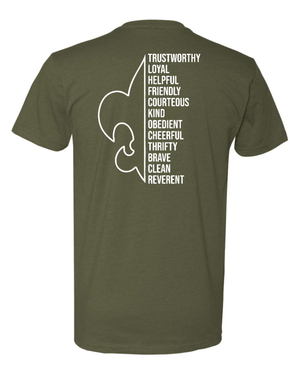 Custom Printed Apparel | Adult Unisex Custom T-Shirt | Portland Boy Scouts - Portland Boy Scouts - 19243