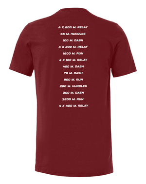 Custom Printed Apparel | Adult Unisex Custom T-Shirt | Portland MS Track & Field - Portland MS T&F - 19117
