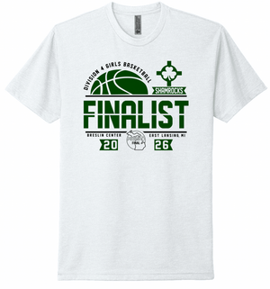 Custom Printed Apparel | Adult Unisex Custom T-Shirt | St. Patrick Catholic School Girls Basketball Finalists - SPS Girls Basketball Finalists - 19263