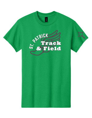 Custom Printed Apparel | Adult Unisex Custom T-Shirt | St. Patrick Track & Field - SP Track & Field - 19067