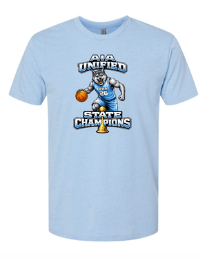 Custom Printed Apparel | Adult Unisex Custom T-Shirt | Unified State Champs - Unified Sports State Champs - 19186