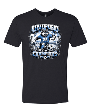 Custom Printed Apparel | Adult Unisex Custom T-Shirt | Unified State Champs - Unified Sports State Champs - 19186
