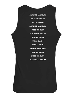 Custom Printed Apparel | Adult Unisex Custom Tank Top - Black | Portland MS Track & Field - Portland MS T&F - 19117