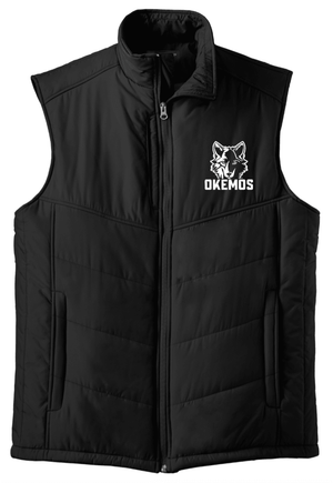 Custom Printed Apparel | Adult Unisex Custom Vest - Black Puffy Style | Bennett Woods Elementary - Bennett Woods - 19184
