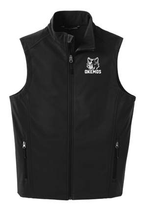 Custom Printed Apparel | Adult Unisex Custom Vest - Black Soft Shell | Bennett Woods Elementary - Bennett Woods - 19184