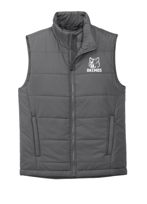 Custom Printed Apparel | Adult Unisex Custom Vest - Grey Puffer | Cornell Elementary - Cornell - 19125
