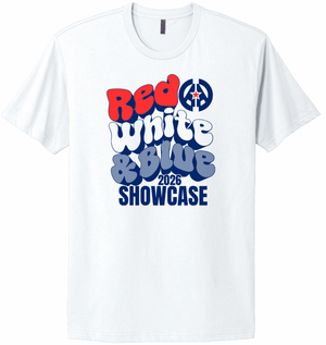 Custom Printed Apparel | Adult Unisex Custom White T-Shirt | CAAC Event - Bubble Letter Design - CAAC Event - 19394