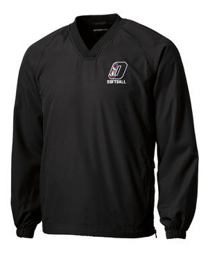 Custom Printed Apparel | Adult Unisex Custom Wind Shirt - Black | Okemos Softball - OHS Softball - 19026