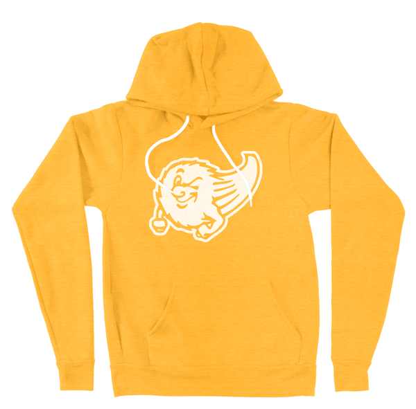 Custom Printed Apparel | Adult Unisex Gold Midweight Hooded Sweatshirt - GL On Demand - 18658