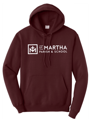 Custom Printed Apparel | Adult Unisex Hoodie | St. Martha School Spirit Wear - St. Martha OD