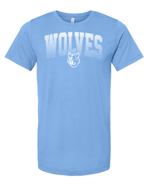 Custom Printed Apparel | Adult Unisex T-Shirt - Carolina Blue | Cornell Elementary - Cornell - 19125