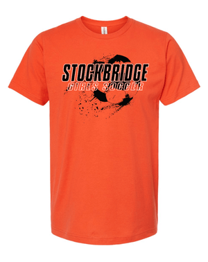 Custom Printed Apparel | Adult Unisex T-Shirt - Girls Soccer | Stockbridge Athletics - Stockbridge Athletics