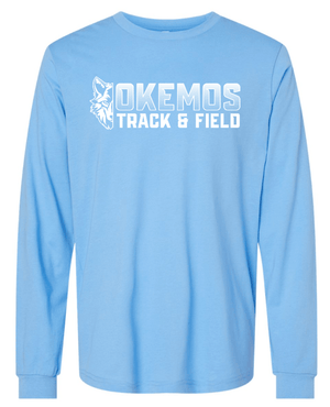 Custom Printed Apparel | Adult Unisex T-Shirt - Long Sleeve | Okemos Track & Field 2026 - Okemos Track & Field 26 - 19165