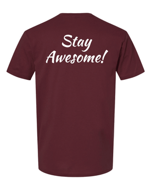 Custom Printed Apparel | Adult Unisex T-Shirt - Maroon | St. Martha School Spirit Wear - St. Martha OD