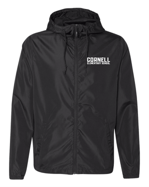 Custom Printed Apparel | Adult Unisex Windbreaker Jacket | Cornell Elementary Spirit Wear - Cornell Elementary