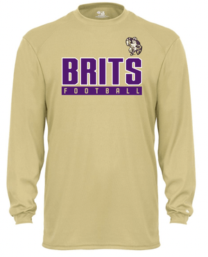 Custom Apparel - Screen Printing - Albion Football - Adult Long Sleeve T-Shirt Vegas Gold - Albion Football Pre Holiday Shop - 16808