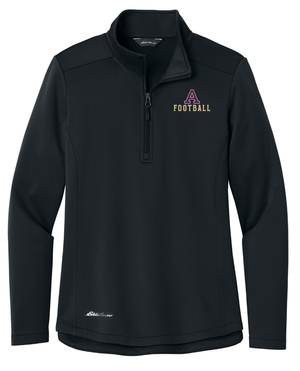 Custom Apparel - Screen Printing - Albion Football - Eddie Bauer Women's Fleece 1/2 Zip Black - Albion Football Pre Holiday Shop - 16808
