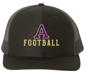 Custom Printed Apparel | Albion Football Fall 2025 - Black Snapback Trucker Cap - Albion Football Fall 2025 - 18291